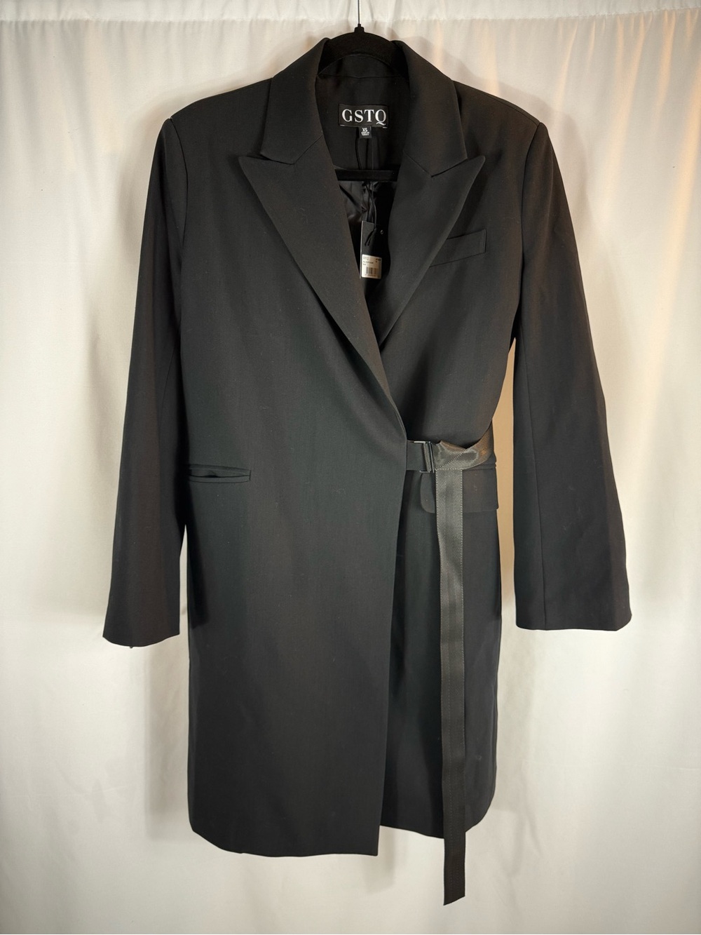 NWT GSTQ women Full Court Blazer Black size: XS - Picture 3 of 17